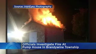 Officials Investigate Fire At Pump House In Brandywine Township