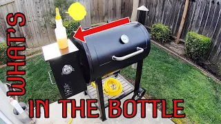 What's in the bottle - What do I spray on the meat in my smoker while I'm smoking meat.