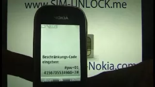 UNLOCKING NOKIA 3720 Classic www.SIM-UNLOCK.me How to Unlock 3720c BY CODE Handy entsperren
