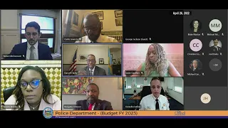 FY2023 Budget Hearings - Philadelphia Police Department 4-26-2022