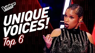 UNIQUE and Unexpected VOICES in The Voice ! | TOP 6