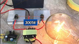 How To Make 300W Ferrite Transformer As Simple Inverter