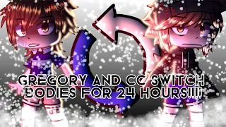 Gregory and Past CC switch bodies for 24 hours // MY AU!! /// Gone wrong?! /Security breach & Aftons