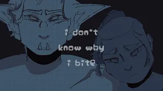 "i don't know why i bite" /  i bet on losing dogs || OC animatic