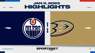 NHL Highlights | Oilers vs. Ducks - January 11, 2023