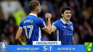 Sheffield Wednesday 5 Norwich City 1 | Extended highlights | 2016/17