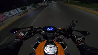 Night City Ride 1 | Honda CB190R AKRAPOVIC | [2K]