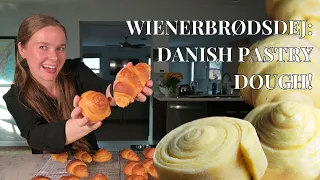 How to Make "Wienerbrødsdej:" DANISH PASTRY DOUGH! Full Recipe & Demonstration!