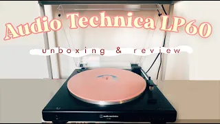 Audio Technica LP60 Unboxing & Review!