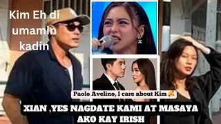 Xian Lim , I'm happy with Irish Lee. Kim nasaktan ng Todo .Lumabas din ang totoo na Niloko mo si Kim