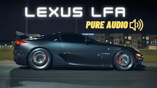 Midnight LFA | PURE AUDIO #lexus #lfa