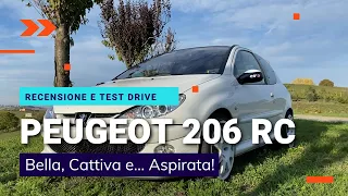 Peugeot 206 RC recensione + Test drive | 190 cv e 7000 giri! * SLIMITATE *