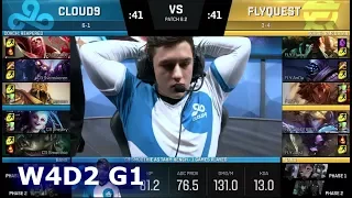 Cloud 9 vs FlyQuest | Week 4 Day 2 of S8 NA LCS Spring 2018 | FLY vs C9 W4D2 G1
