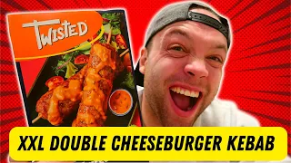 WOW!! Twisted XXL Double Cheeseburger Kebabs | £6 Iceland | Food Review