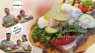 HOW TO MAKE SWEDISH SHRIMP SANDWICH|| KÄTKARAPULEIPÄ RESEPTI|| FILIPINA FINNISH FAMILY VLOGS