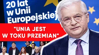 "Unia się zmienia". 20 lat Polski w Unii Europejskiej. Cimoszewicz: Nie ma powrotu do przeszłości