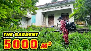 SINGLE MOM Generously Spend $300 for us to Clean up 5000m2 ABANDONED GARDEN in 10 hours |  EP. 13