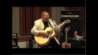 Greg Lake of ELP at Gibson Guitar Studios NYC