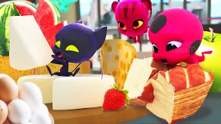 🔴ЧТО ЕДЯТ КВАМИ? ЛЕДИ БАГ И СУПЕР КОТ 6 СЕЗОН🐞 MIRACULOUS LADYBUG 6 SEASON 🥕 WHAT DO KWAMI EAT?