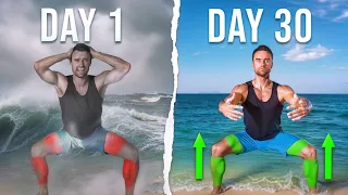 I did the Horse stance every day for 30 days