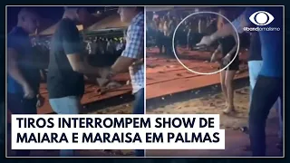 Show de Maiara e Maraisa é interrompido por tiros no Tocantins | Bora Brasil