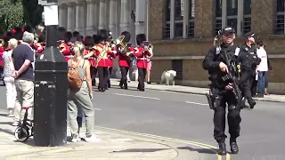 Band of the Coldstream Guards in Windsor 20 Jul 2023 - "The Mad Major"