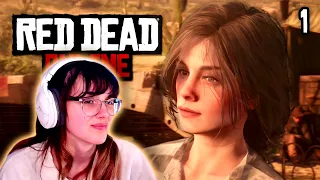 she's actually adorable | Red Dead Online Part 1 (first time playing)