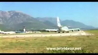 Extreme takeoff in Tivat, IL 86