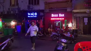 Walking tour on Street 104| Phnom Penh night life 2021 |