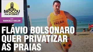 Flávio Bolsonaro é relator de PEC que visa transformar as praias em espaços privados | 27.05.24