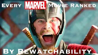 Ranking ALL 23 MCU INFINITY SAGA MOVIES Based on REWATCHABILITY