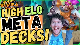 The BEST Meta PvP Decks used in High Elo (with gameplay!) | New Best Warcraft Rumble Decks