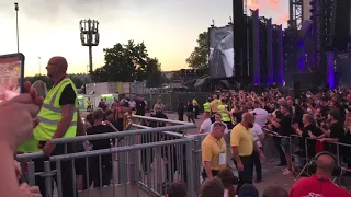 Rammstein, Stuttgart, Cannstatter Wasen, 10.6.22, Band Bühnenwechsel