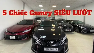 5 Chiếc Toyota Camry Siêu Lướt Mới Nhất Hiện Tại - Giá Tốt Nhất Thị Trường - 2.5Q 2.0Q 2.0G Đầy Đủ