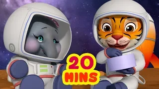 Two Brave Astronauts - పిల్లల కథ | Telugu Stories for Kids | Infobells