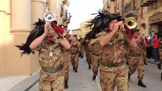 La Fanfara dei Bersaglieri di Lecco - per le vie del centro storico a Sciacca