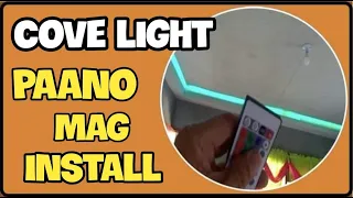 DIY PAANO MAG KABIT NG COVE LIGHT