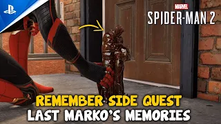 Remember Side Quest - What Happen If You Retrieve Last Marko's Memories | SPIDER-MAN 2