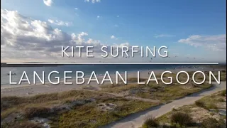 Kite Surfing at Langebaan Drone Video