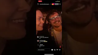 sarah paulsons insta live june 25, 2022 ft pedro pascal 🫶🏻