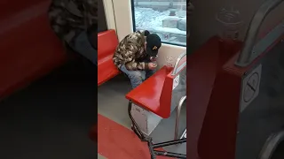 Smoking Fentanyl on Calgary Transit 03/31/23