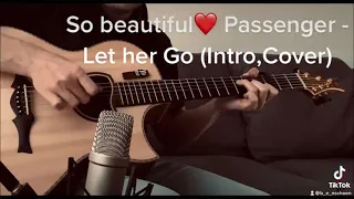 One of the Most beautiful Intros ever Passenger - Let her Go (Cover)