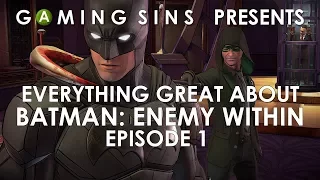 Everything Great About Batman Enemy Within Ep 1 In 8 Minutes Or Less | GamingWins