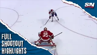 Montreal Canadiens at Detroit Red Wings | FULL Shootout Highlights