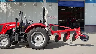 QLN 90hp Farm Tractor With Plough For Sale In Africa