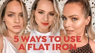 5 Ways to Use a Flat Iron - Kayley Melissa