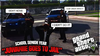 GTA 5 SCHOOL SENIOR YEAR IN DA HOOD 207 "JUWANIIE GOES TO JAIL" 🚨🚨 (GTA 5 ROLEPLAY)