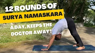 How to perform surya namaskar with proper breathing and mantra