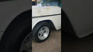 55 Chevy factory front end height