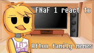 ||Fnaf 1 react to Afton Family memes|| (Español/English)